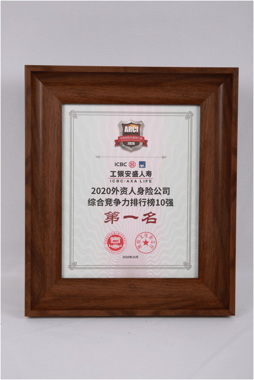 AG亚娱集团:
工银安盛人寿荣登2020外资人身险公司综合竞争力排行榜第一位(图2) AG亚娱集团:
工银安盛人寿荣登2020外资人身险公司综合竞争力排行榜第一位(图2)